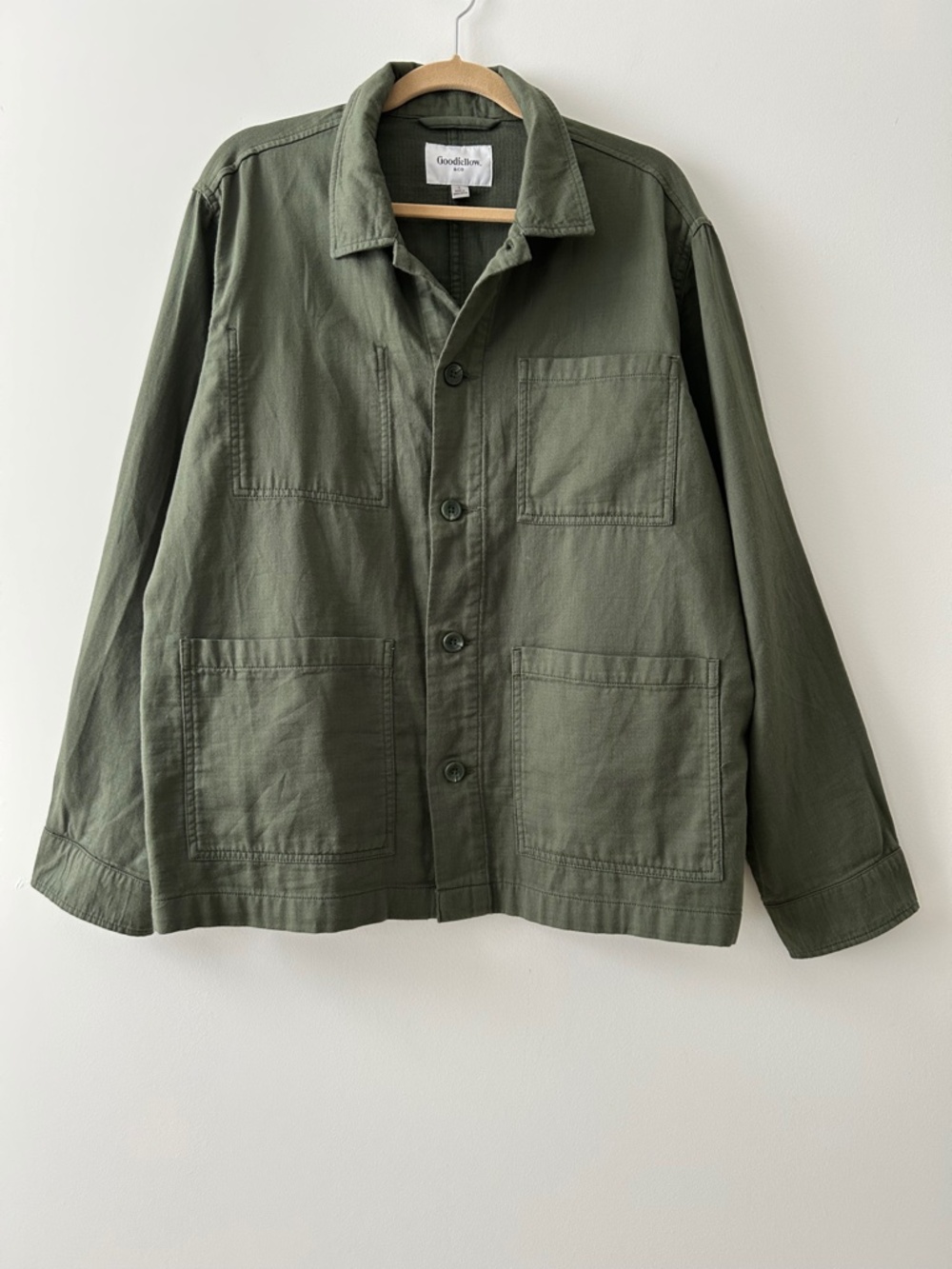Goodfellow & Co 100% Cotton Olive Green Chore Jacket